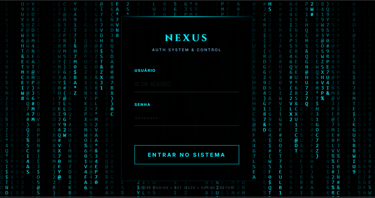 Mockup do Nexus Core System